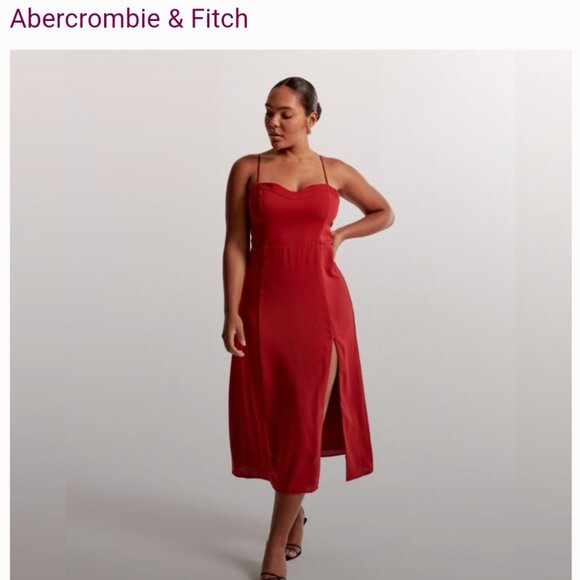 Abercrombie & Fitch Dresses & Skirts - Women's The A&F Camille Midi Dress | Women's